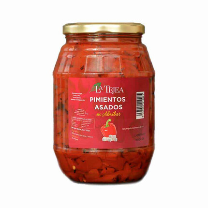 Pimientos Asados en Almíbar "La Tejea" 1Kg - Sabor Gourmet a Tu Alcance