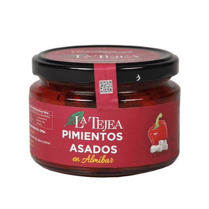 Pimientos Asados en Almíbar La Tejea 270gr - Deliciosos y versátiles para tus platos