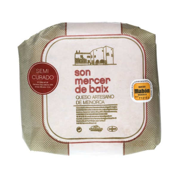 Queso Semi Curado Mahón Menorca Son Mercer De Baix (2)