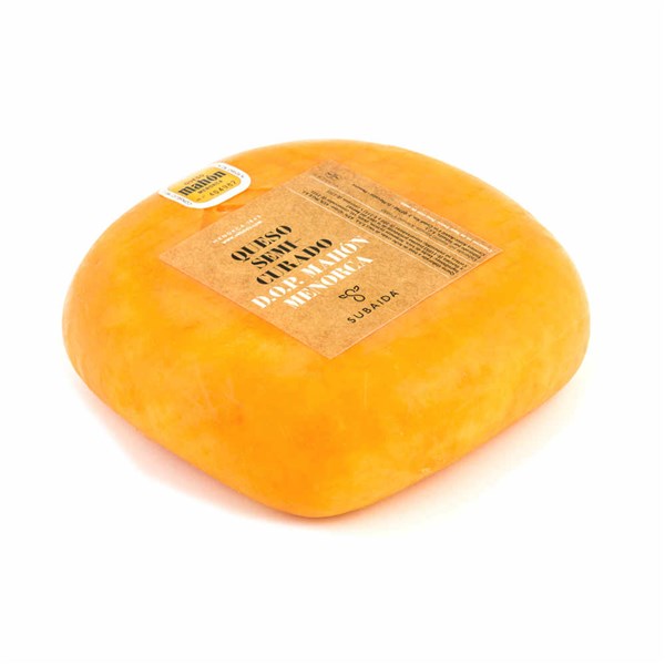 Queso Mahón Menorca Subaida Semi Curado