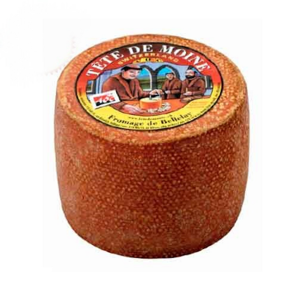 Queso Tête de Moine Suizo 800 g – AOP Jura, Rizado con Girolle