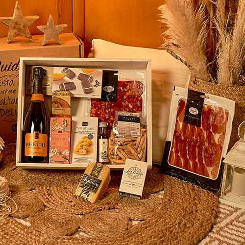 Regalos Gourmet - Lote 335-10 Bandeja Madera Blanca