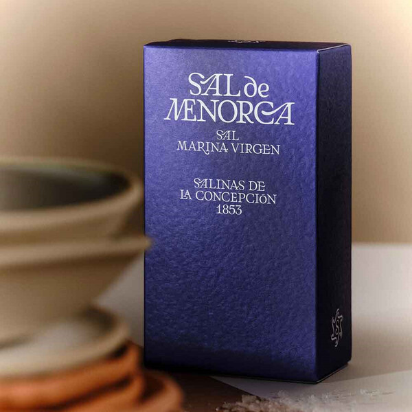 Sal de Menorca "Salinas de la Concepción 1853" Sal Marina Virgen 700g.