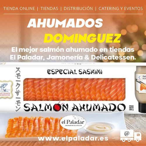 Salmón Ahumado Corte Sashimi - Ahumados Dominguez 300G. (1)