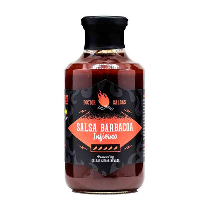 Salsa Barbacoa Infierno 500 ml – Picante Extremo con Reaper