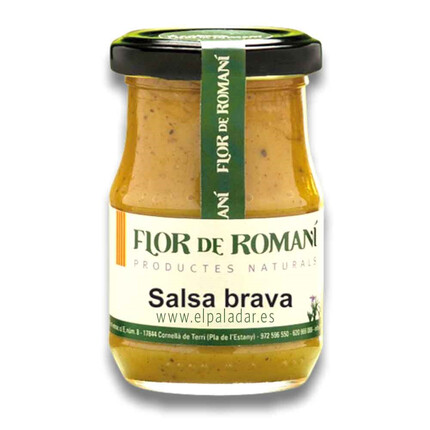 Salsa Brava Flor de Romani 140 g – Picante artesana