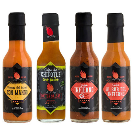 Pack 4 Salsas Picantes Extrema Infierno Total – Sierra Nevada