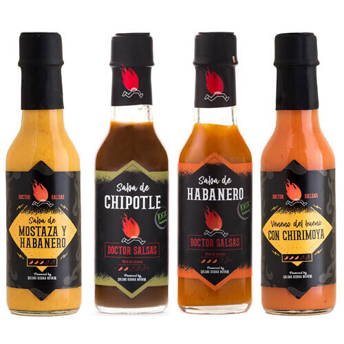 Pack 4 Spicy Sauces