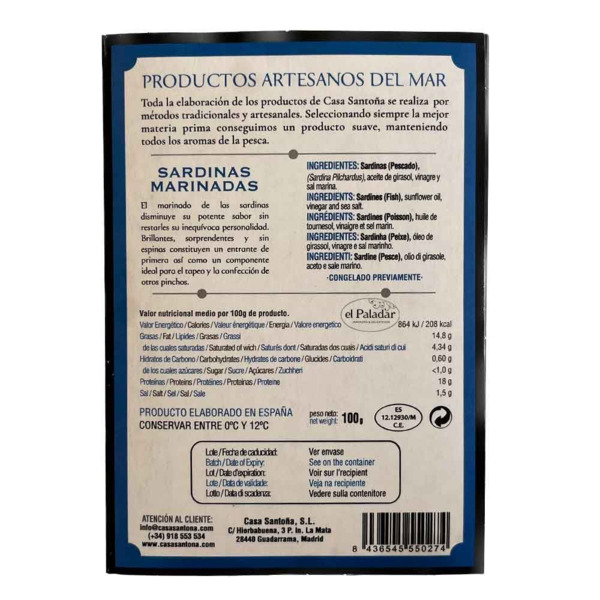 Sardina Marinada de Casa Santoña 100g. (1)