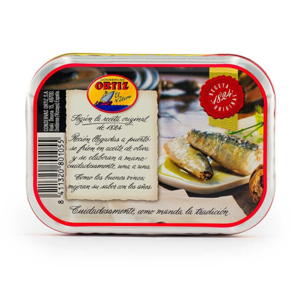 Conservas Ortiz Sardinas en Aceite de Oliva - Lata Rr150 (1)