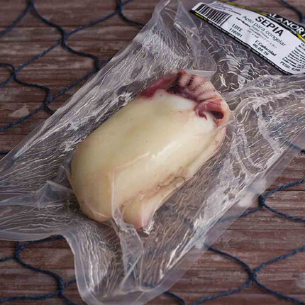 Sepia Cocida Entera al Vacío de Salanort 200-300g | Deliciosa Sepia Listo para Disfrutar