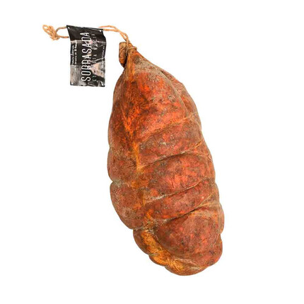 Sobrasada Poltru Picante Etiqueta Negra de Menorca | Sabor Intenso y Tradicional