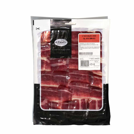 Sobre Paleta de Bellota Ibérica 50% Raza Ibérica Selección El Paladar "Cortado a mano" 100g. aprox.: Delicatessen cortada a mano para paladares exigentes