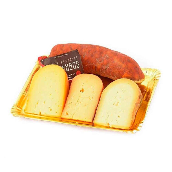 Surtido Menorquín (Sobrasada, Queso Suave, Semi y Curado)