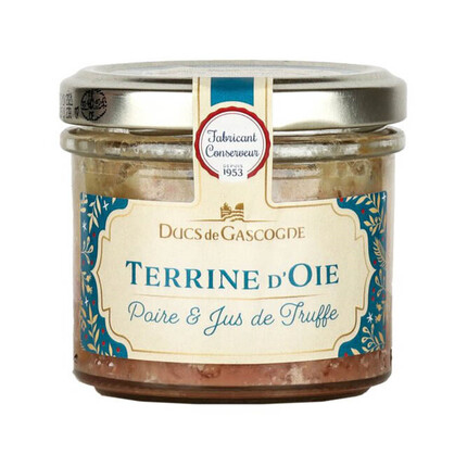 Terrine Pear and Truffle Ducs de Gascogne 90g: Una deliciosa combinación de pera y trufa en cada bocado