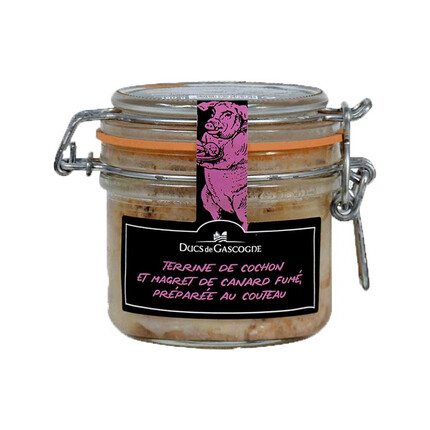 Terrine de Cochon Et Magret de Canard Fumé 180g: Delicia gourmet para paladares exigentes