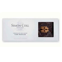 Turrón Chocolate Negro 70% Cacao Con Nueces Simón Coll