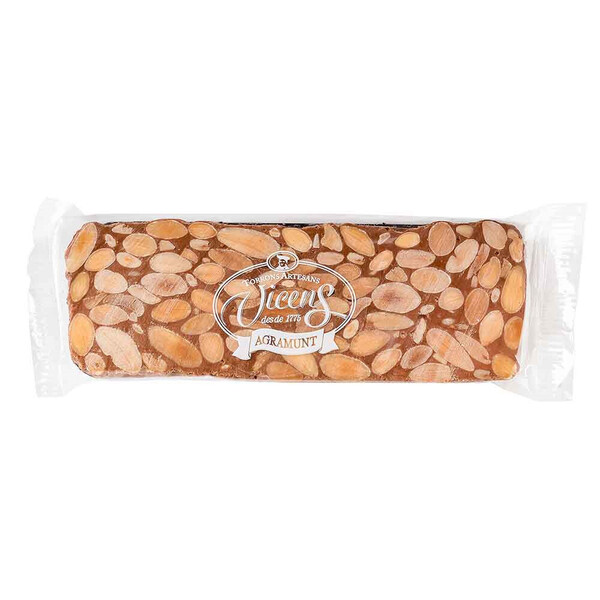 Turrón Duro Almendra Chocolate Artesano Vicens (80G)