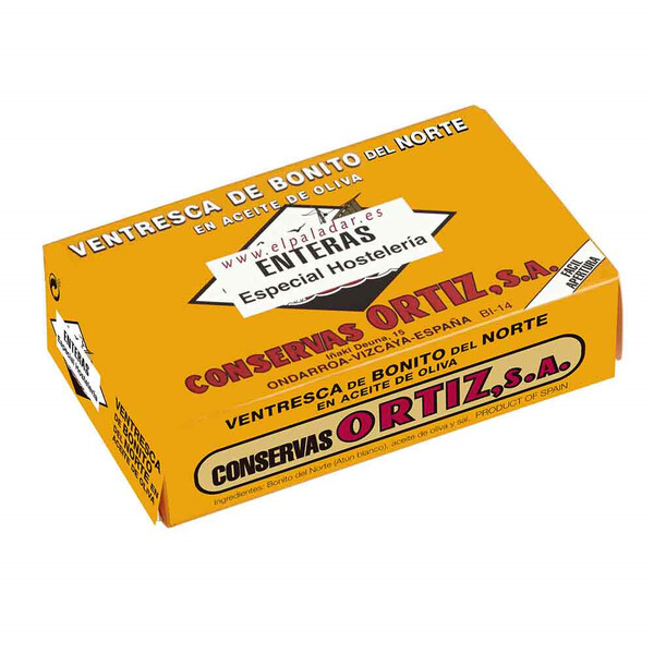Ventresca de Bonito en Aceite de Oliva / Hostelería Naranja Ortiz 110gr.