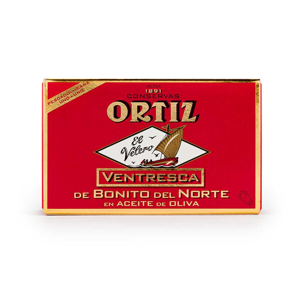 Ventresca Bonito del Norte en Aceite de Oliva - Conservas Ortiz - Lata OL120