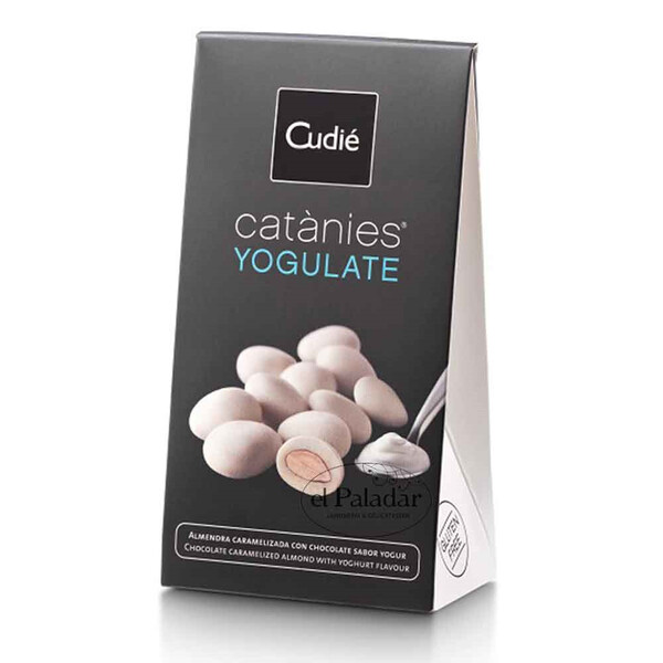 Bombones de Chocolate Blanco Catànies Yogulate de Cudié 80gr.