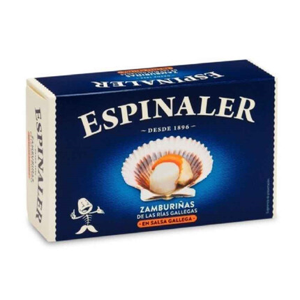 Conservas Espinaler - Zamburiñas de las Rías Gallegas - Lata OL120gr.